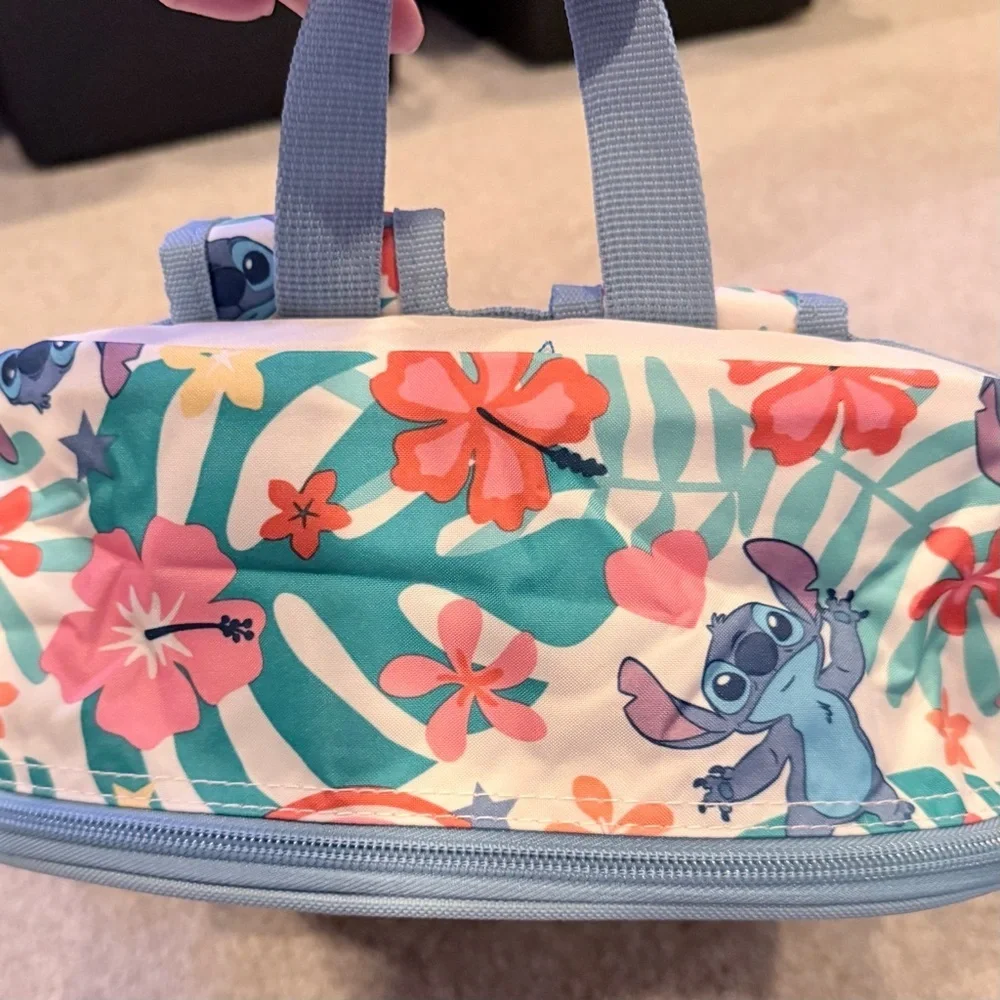 NWT Disney Lilo & Stitch backpack and sequined lunchbox cooler